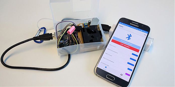 Air quality monitoring kit