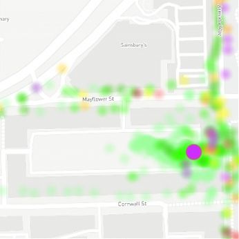 Air quality monitoring map